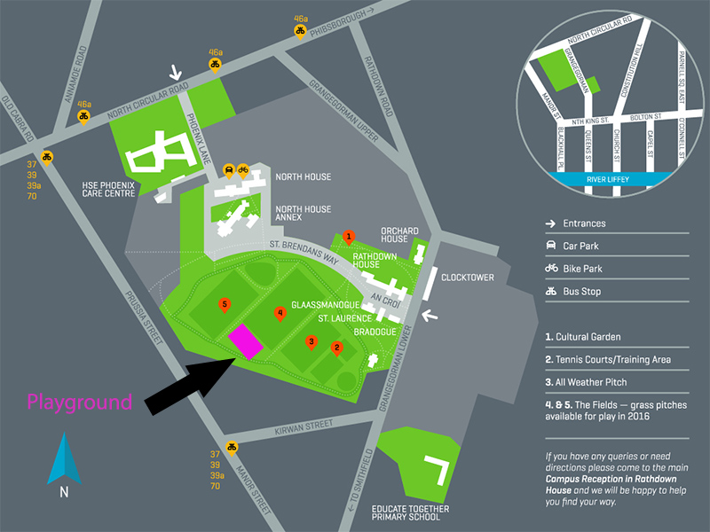 Map of DIT